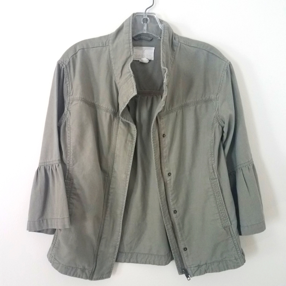 Caslon Bell Sleeve Jacket Size XS Petite